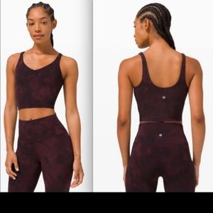 Lululemon diamond dye align tank bra size 8